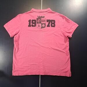 Kiko Kostadinov Men's Pink and Red Polo-shirts